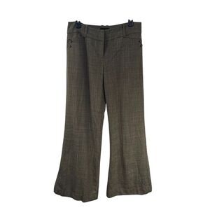 The Limited Wide Leg Pants in Brown Plaid